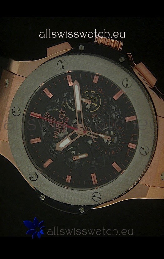IMG_9085 Hublot Big Bang AeroBang in Pink Gold Case Replica 2