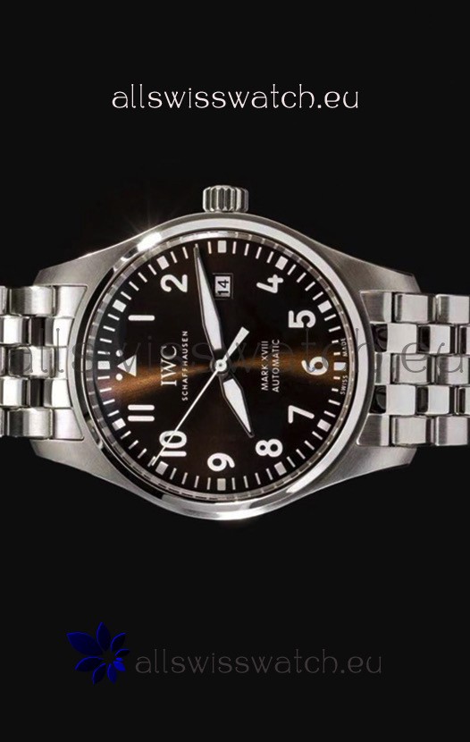 IMG_9085 IWC MARK XVIII Antoine de Saint-Exupéry Edition in 904L Brown Dial 40MM - 1:1 Mirror Replica 2