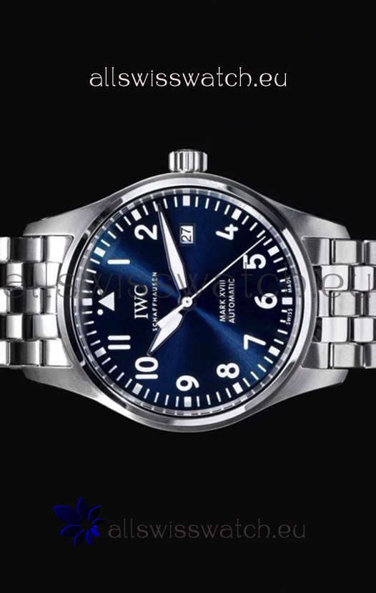 IMG_9085 IWC MARK XVIII Le Petit Prince Edition in 904L Steel Blue Dial 40MM - 1:1 Mirror Replica 2