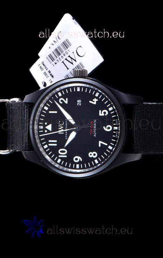 IMG_9085 IWC Pilot's Automatic Top Gun 1:1 Mirror in Ceramic Case Replica 2