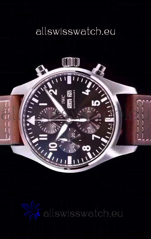 IMG_9085 IWC Pilot's Chronograph IW377713 Antoine De Saint Exupéry 904L Steel 1:1 Mirror Replica 2