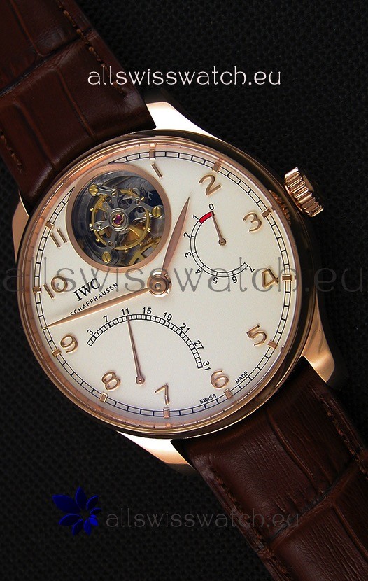 IMG_9085 IWC Portugieser Tourbillon Mystere Retrograde IW504402 Pink Gold UPDATED 2019 Version Replica 2