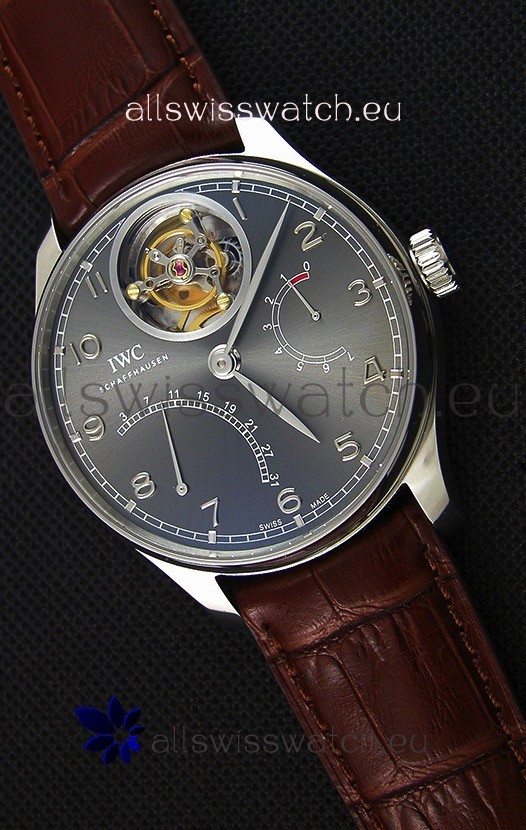IWC Portugieser Tourbillon Mystere Retrograde Silver Dial UPDATED 2019 Version  Replica 2