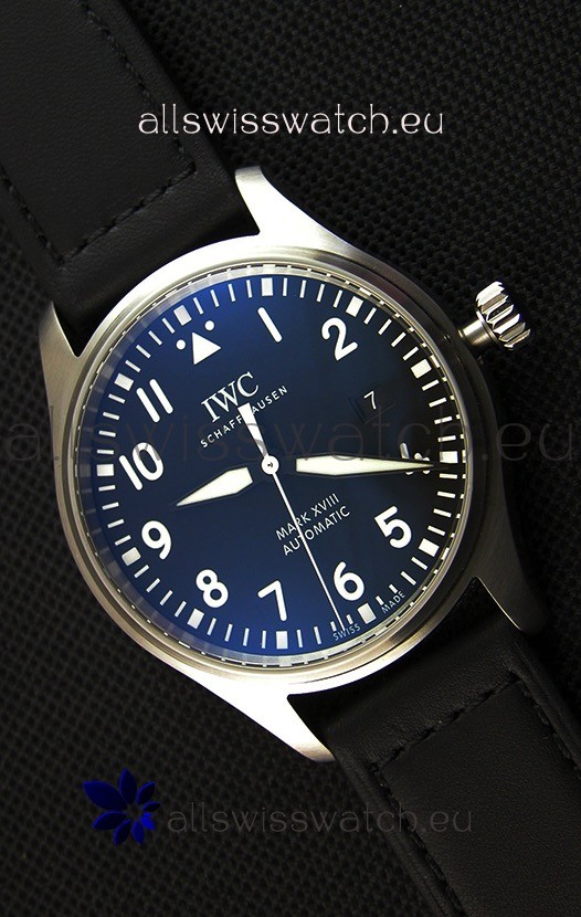 IMG_9085 IWC Pilot's MARK XVIII IW327009 Black Dial1:1 Mirror Edition Replica 2