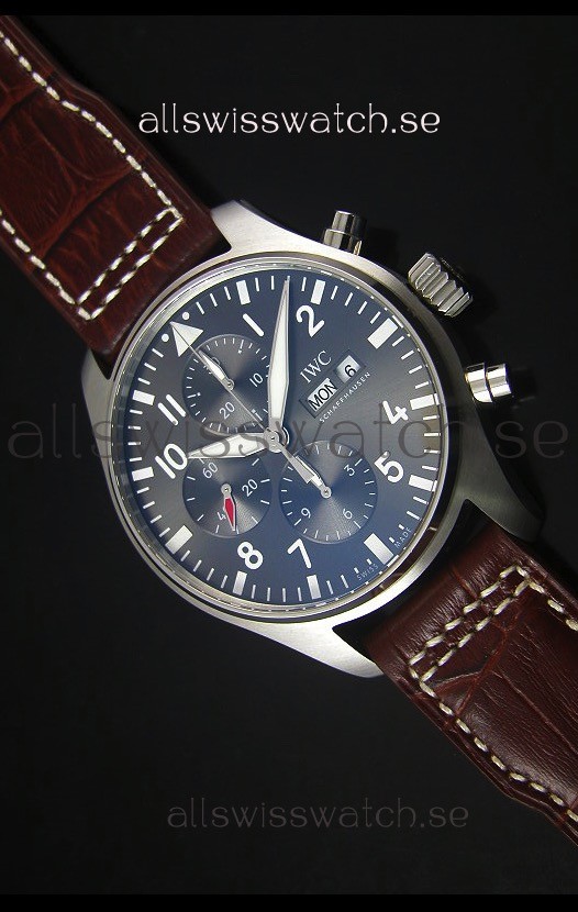 IMG_9085 IWC IW377719 Pilot's Chronograph Spitfire 1:1 Mirror Updated Version Replica 2