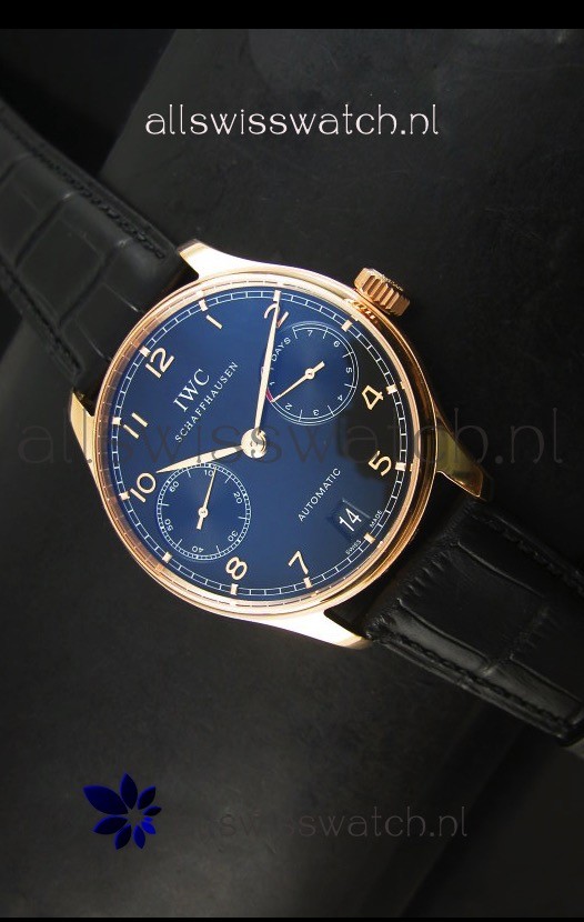 IMG_9085 IWC Portugieser IW500702 Automatic in Black Dial - Updated 1:1 Mirror Replica 2
