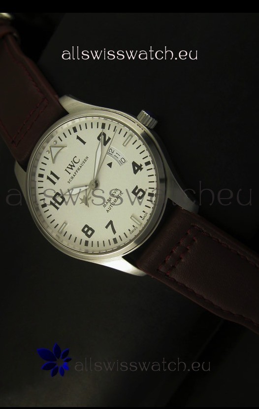 IMG_9085 IWC Mark XVII Stainless Steel White Dial Replica 2