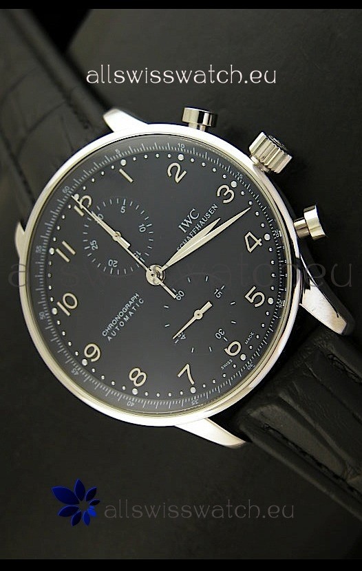 IMG_9085 IWC Portuguese Chronographin Stainless Steel 1:1 Mirror Edition Replica 2