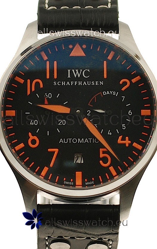 IMG_9085 IWC Big Pilotin Orange Markers Replica 2