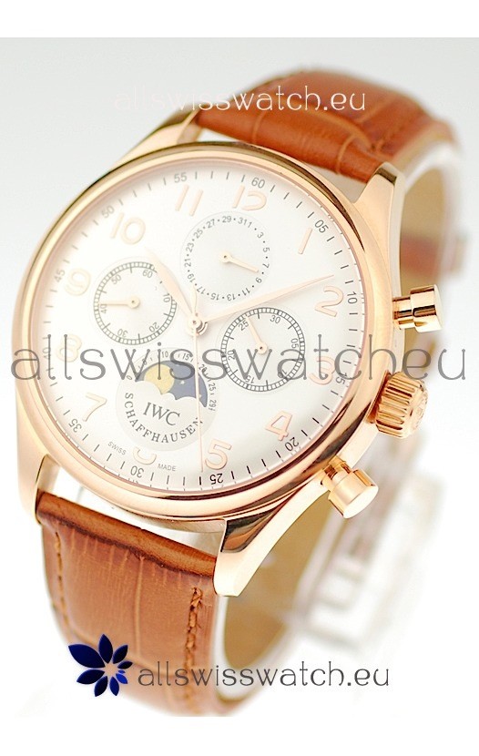 IMG_9085 IWC Portuguese Perpetual Calander Rose Gold Replica 2