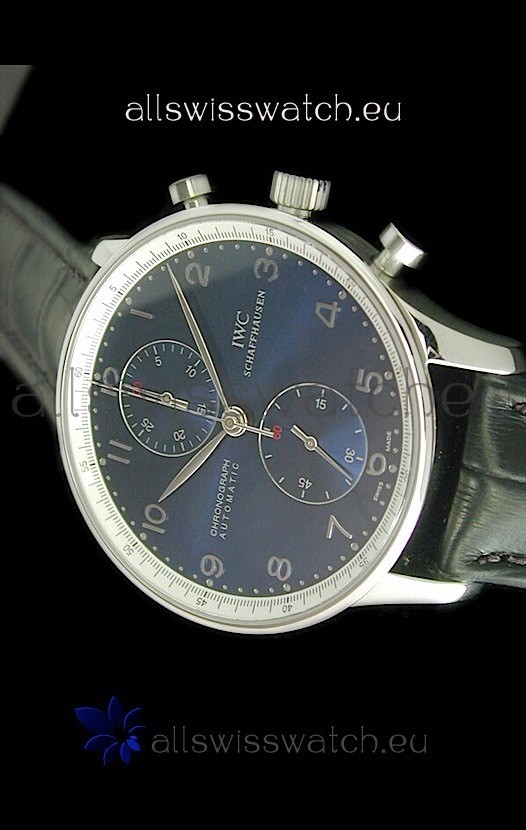 IMG_9085 IWC Portuguese Chronographin Blue Dial Replica 2