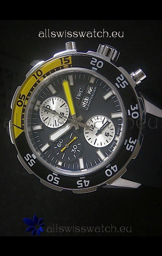 IMG_9085 IWC Aquatimer Chronographin Black Dial Replica 2