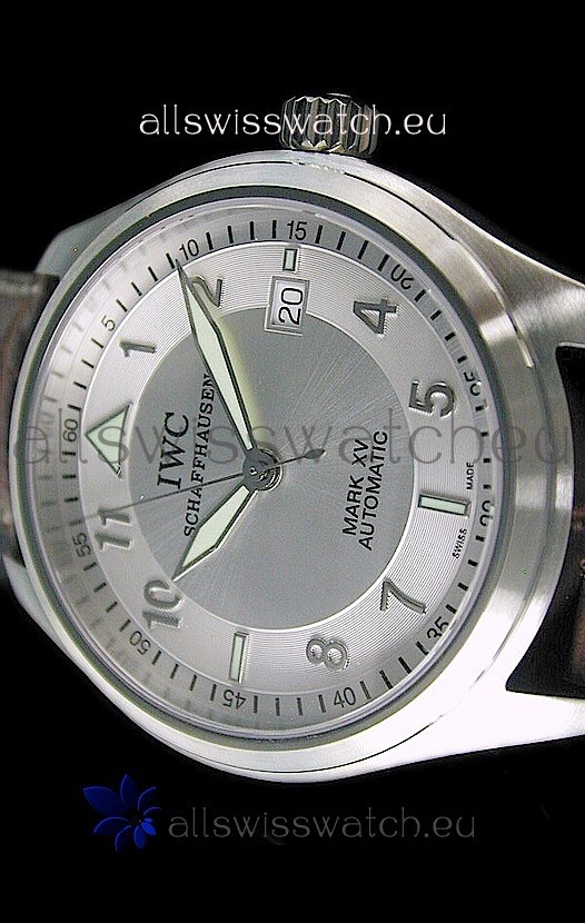 IMG_9085 IWC Pilot MARK-XVin Silver Dial Replica 2