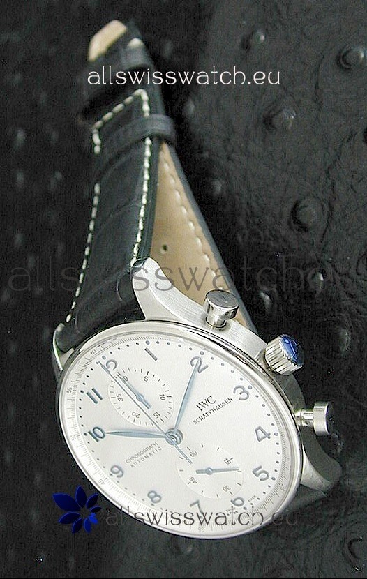 IMG_9085 IWC Portuguese Chronographin White Dial Replica 2