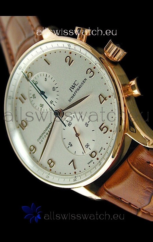 IMG_9085 IWC Portuguese Chronographin Rose Gold Casing Replica 2