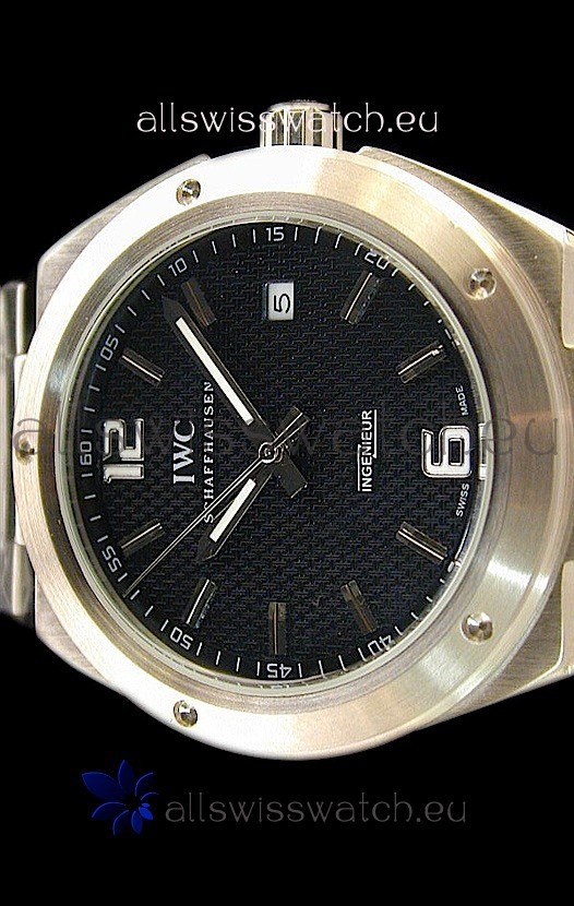 IMG_9085 IWC Ingenieur in Checked Black Dial Replica 2