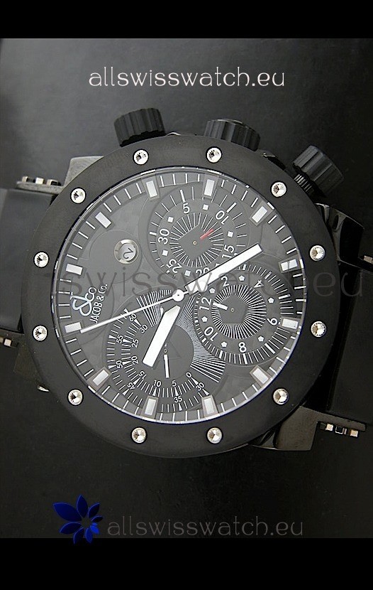 IMG_9085 Jacob and Co EPIC II E1 Chonograph PVD Replica 2