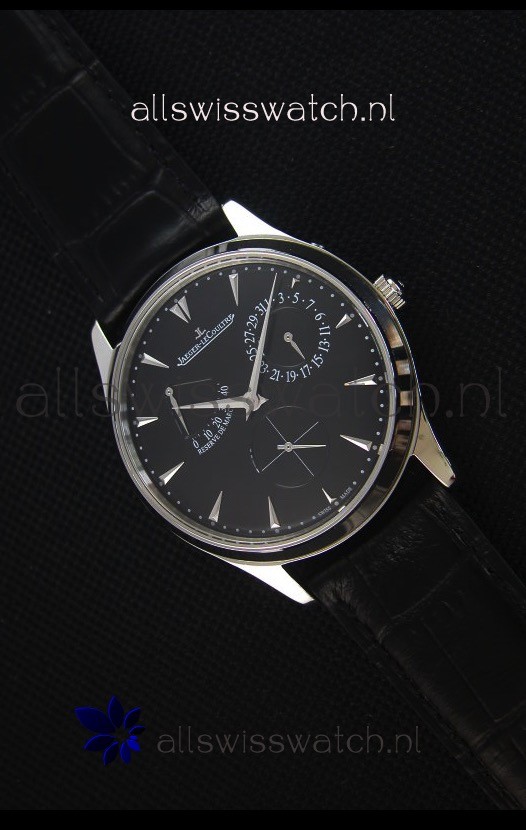 IMG_9085 Jaeger-LeCoultre Master Ultra Thin Réserve De Marche Black Dial 1:1 Mirror Replica 2