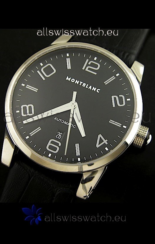 IMG_9085 Mont Blanc Timewalker Automatic in Black Dial - Ultimate Mirror Replica 2