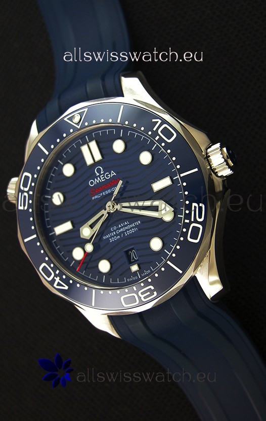 IMG_9085 Omega Seamaster 300M Co-Axial Master Chronometer BLUE 1:1 Mirror Replica 2