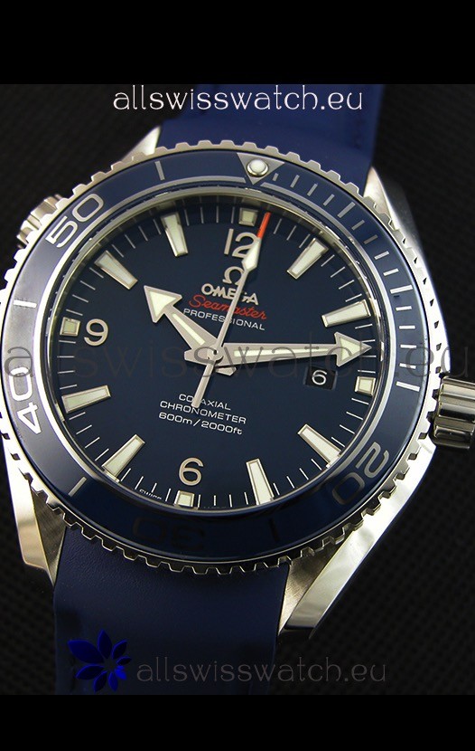 IMG_9085 Omega Seamaster Planet Ocean Blue Strap 45MM 1:1 Ultimate Edition Replica 2
