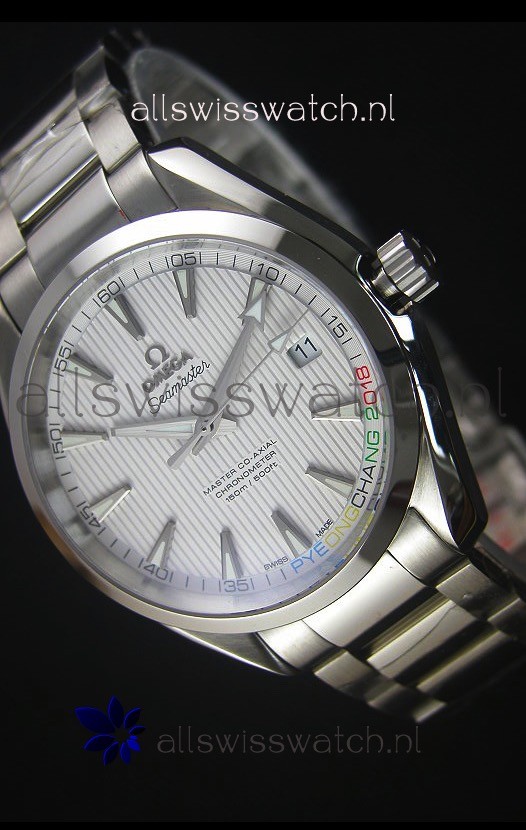 IMG_9085 Omega Seamaster Master Co-Axial 2018 Pyeongchang Olympics Edition Replica 2