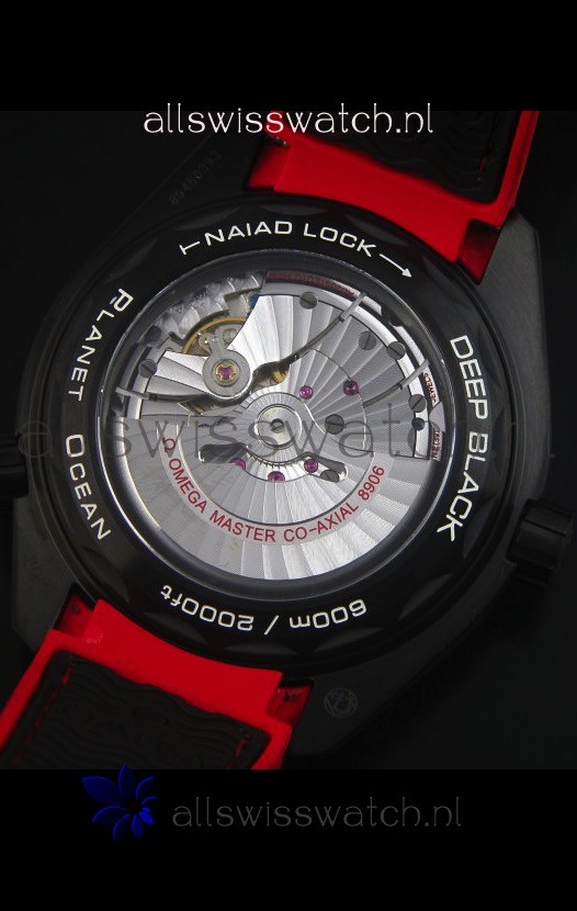 IMG_9085 Omega Seamaster Planet Ocean Deep Black Red GMT 1:1 Edition Replica 2