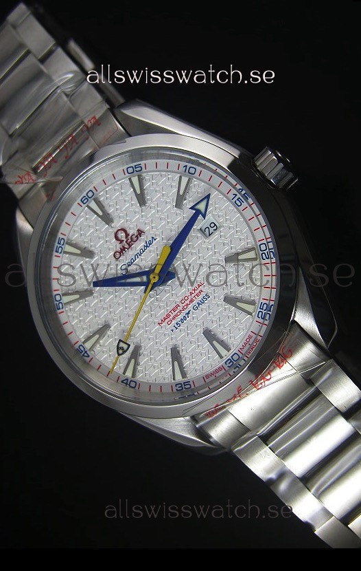 IMG_9085 Omega Seamaster Master Co-Axial Aqua Terra 007 Spectre 15007 Gauss Edition Replica 2