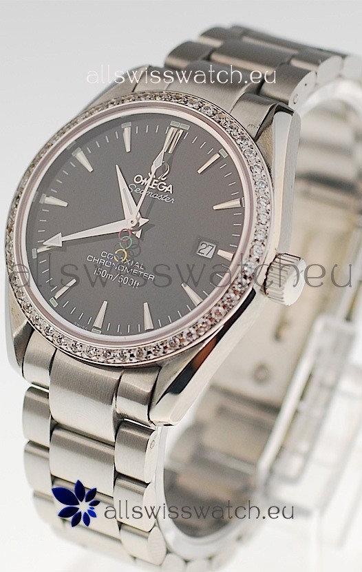 IMG_9085 Omega SeaMaster CO AXIALin Diamond Bezel Replica 2