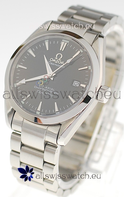 IMG_9085 Omega SeaMaster CO AXIALin Black Dial Replica 2