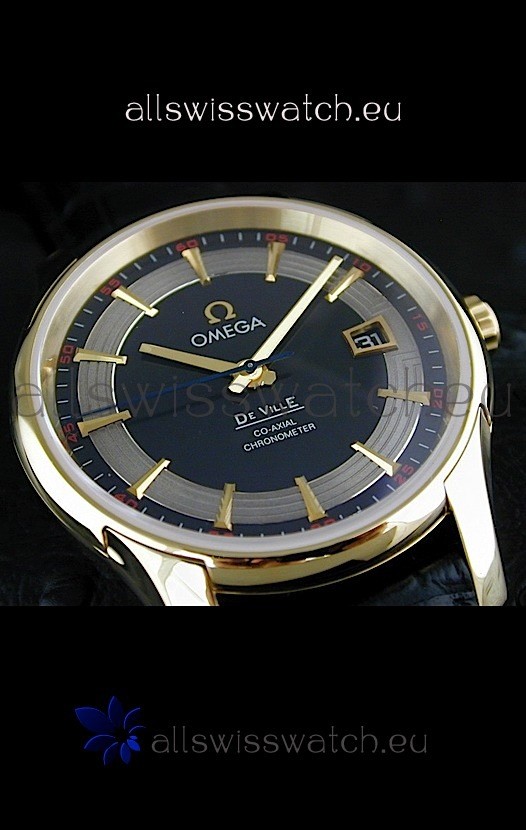 IMG_9085 Omega De Ville Hour Vision in Yellow Gold Replica 2