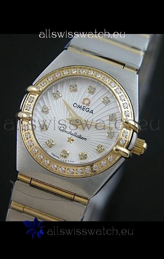 IMG_9085 Omega Constellation Chronometer Lady Two Tone - Real 18K Gold Replica 2