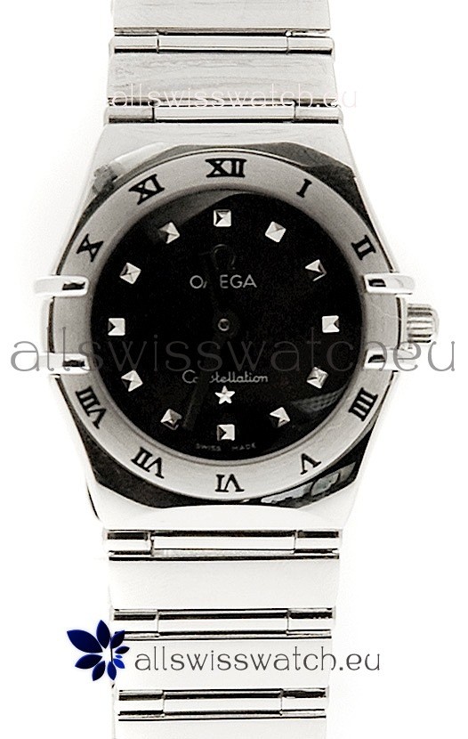 IMG_9085 Omega Constellation Ladies in Black Dial Replica 2