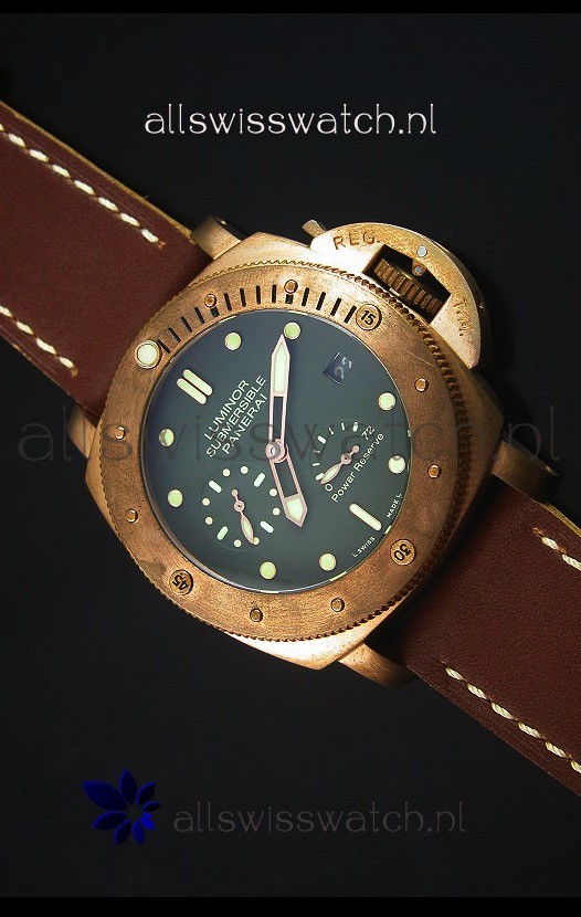 IMG_9085 Panerai Luminor Submersible PAM00507 Bronzo Power Reserve Replica 2