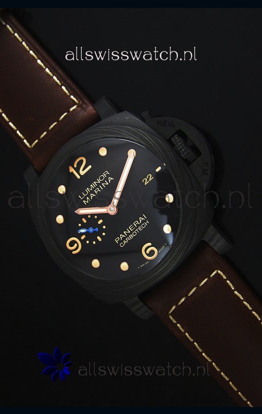 IMG_9085 Panerai Luminor Marina PAM661 Carbotech 1:1 Mirror Replica 2