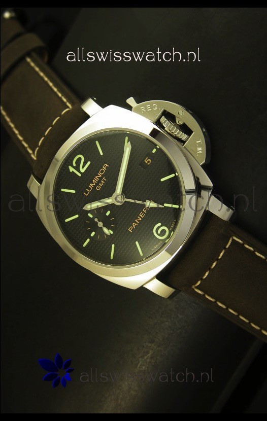IMG_9085 Panerai Luminor PAM535 GMT - 1:1 Ultimate Mirror Edition Replica 2