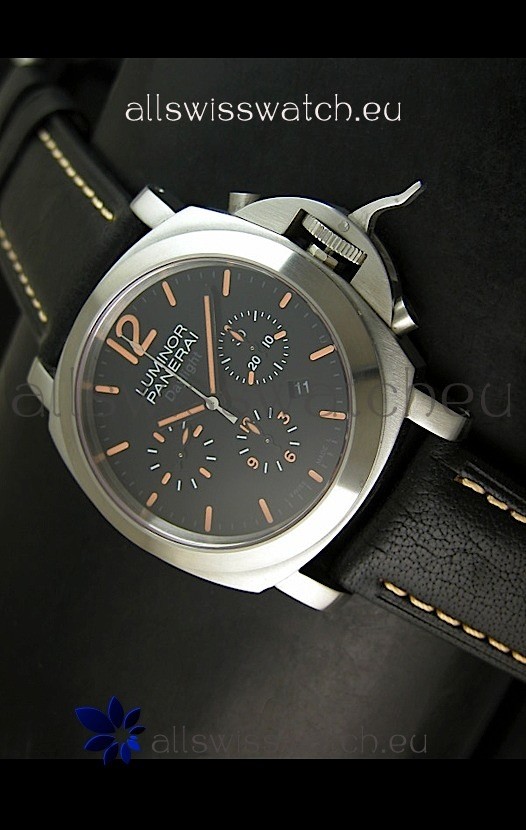 IMG_9085 Panerai Luminor Daylight PAM356 Chronograph Replica 2
