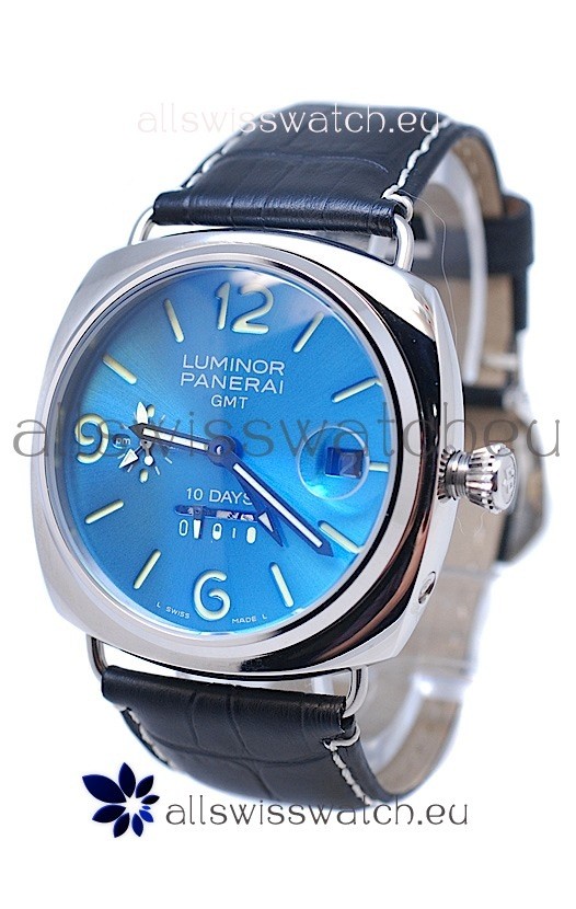IMG_9085 Panerai Luminor GMT 10 Daysin Blue Dial Replica 2