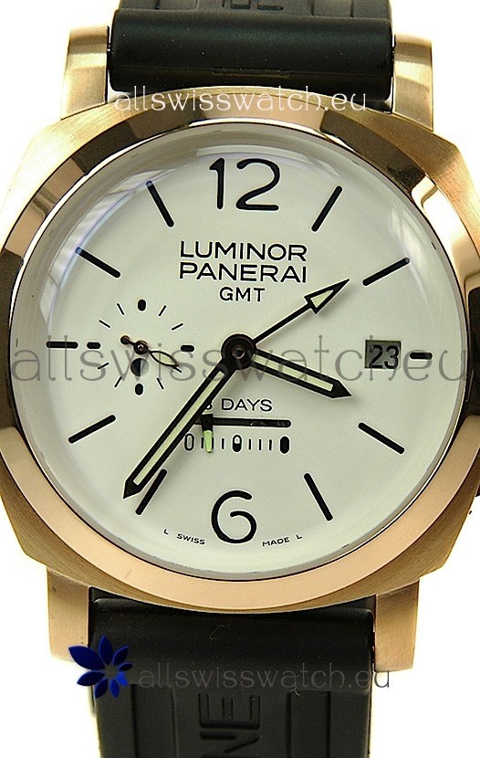 IMG_9085 Panerai Luminor GMT 8 Daysin White Dial Replica 2