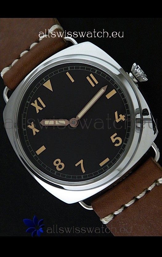 IMG_9085 Panerai Radiomir California Vintage Homage in Black Dial Replica 2