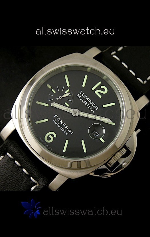 IMG_9085 Panerai Luminor Marina Automatic in Black Dial Replica 2