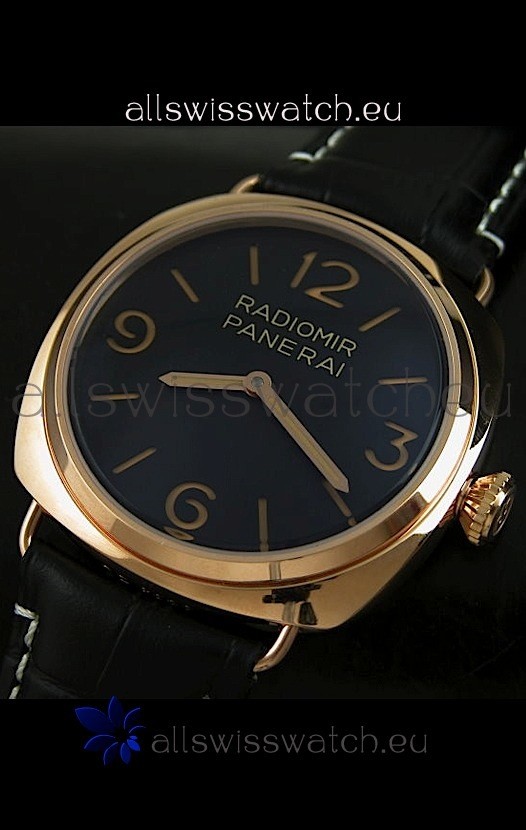 IMG_9085 Panerai Radiomir Special Ed - Pink Gold Case - 1:1 Mirror Replica 2