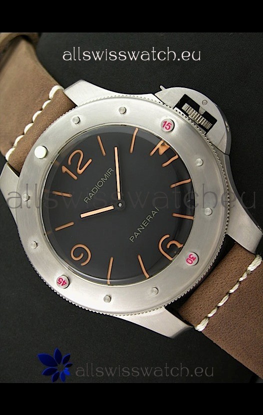 Panerai Radiomir Egizianoin Brown Strap Replica 2