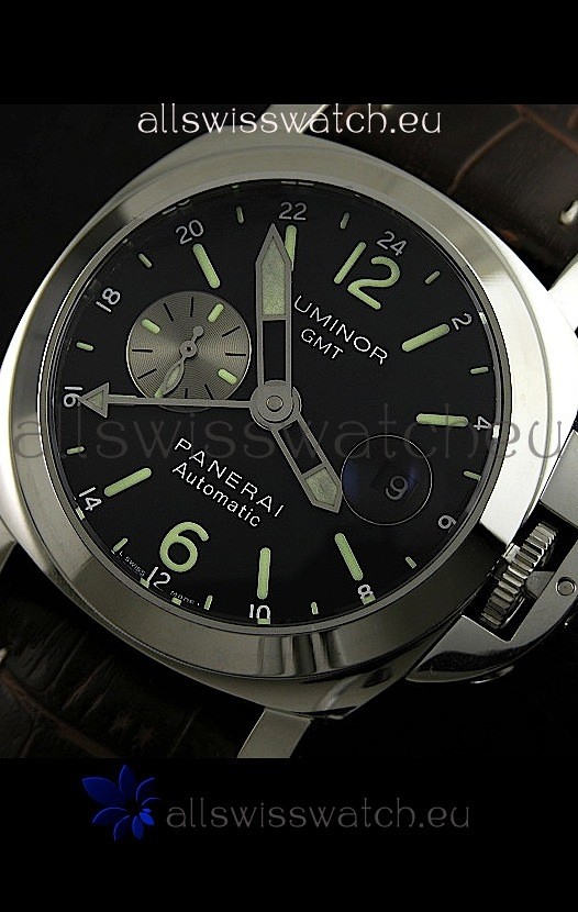 IMG_9085 Panerai Luminor GMT in Steel - 1:1 Mirror PAM00161 Replica 2