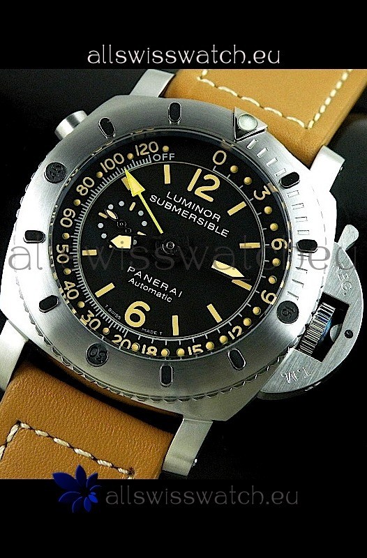 IMG_9085 Panerai Luminor Submersible Automatic in Black Dial Replica 2