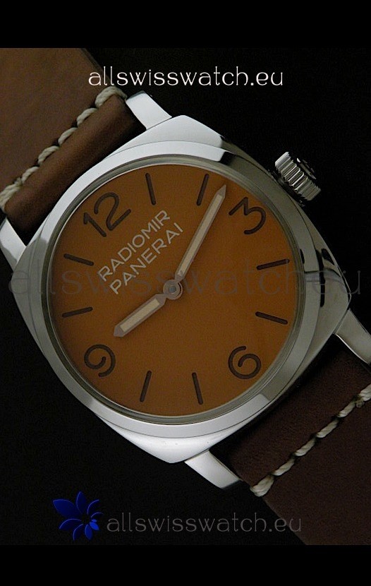 IMG_9085 Panerai Radiomir California Vintage Homage in Orange Dial Replica 2