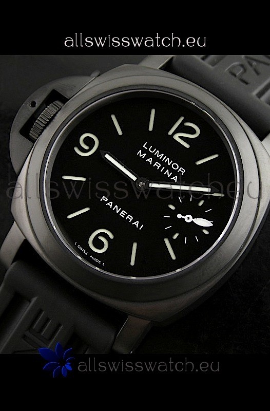 Panerai Luminor Marina Left Hand Wind PVD Replica 2