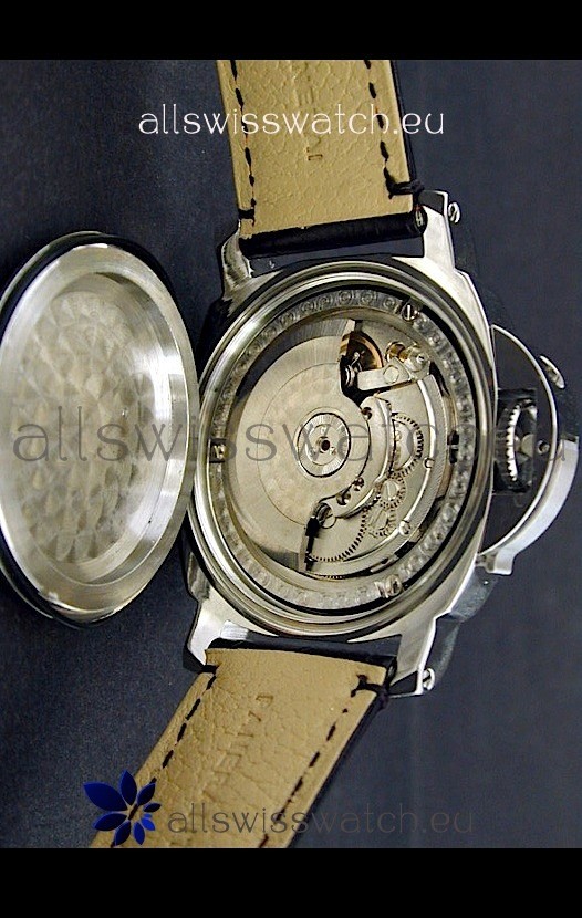 IMG_9085 Panerai Luminor GMT 8 Days Watch in Black Dial Replica 2