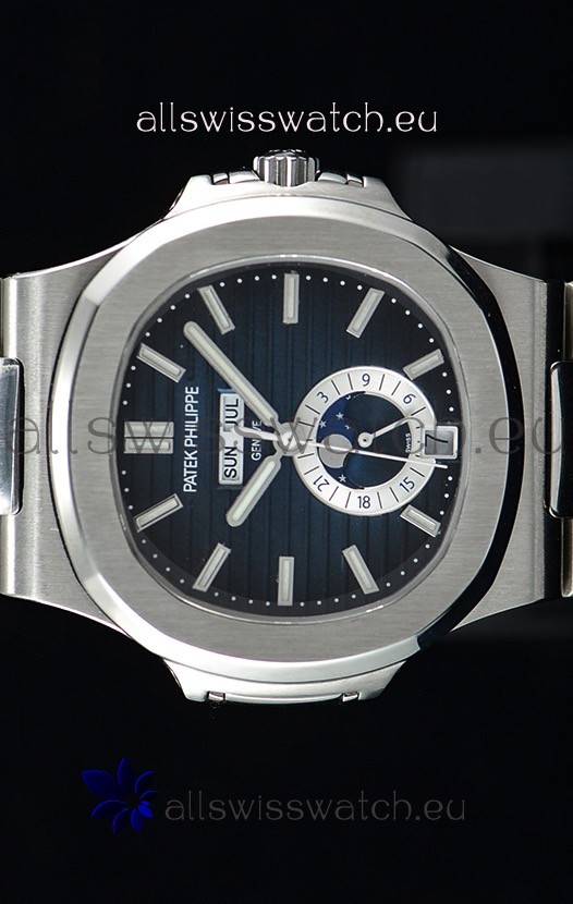 IMG_9085 Patek Philippe Nautilus 5726A 1:1 Mirror Blue Dial Replica 2