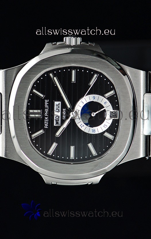 IMG_9085 Patek Philippe Nautilus 5726A 1:1 Mirror Black Dial Replica 2